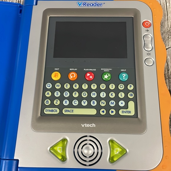 VTech V.Reader Animated Blue E-Book Tablet Learning System Carry Case Backpack - Picture 7 of 8